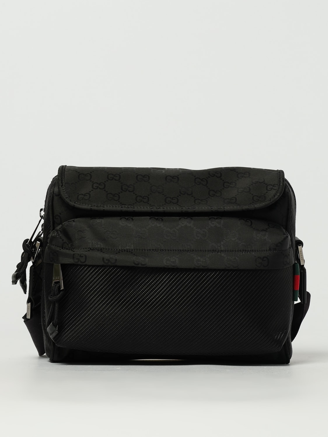 ショルダーバッグ GUCCI  Gucci Crossbody Bags Men Fabric Beige/Ebony Gucci Crossbody Bags Men Fabric Beige/Ebony | B-Exit – B