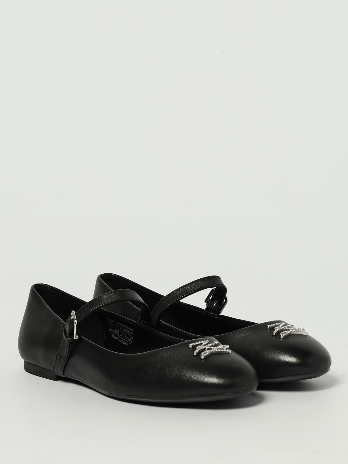 KARL LAGERFELD BALLET FLAT: Ballet flats woman Karl Lagerfeld, Black - Img 2