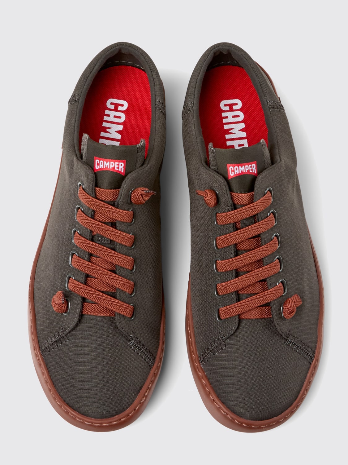 CAMPER SNEAKERS: Sneakers Peu Touring Camper in PET riciclato, Grigio - Img 4