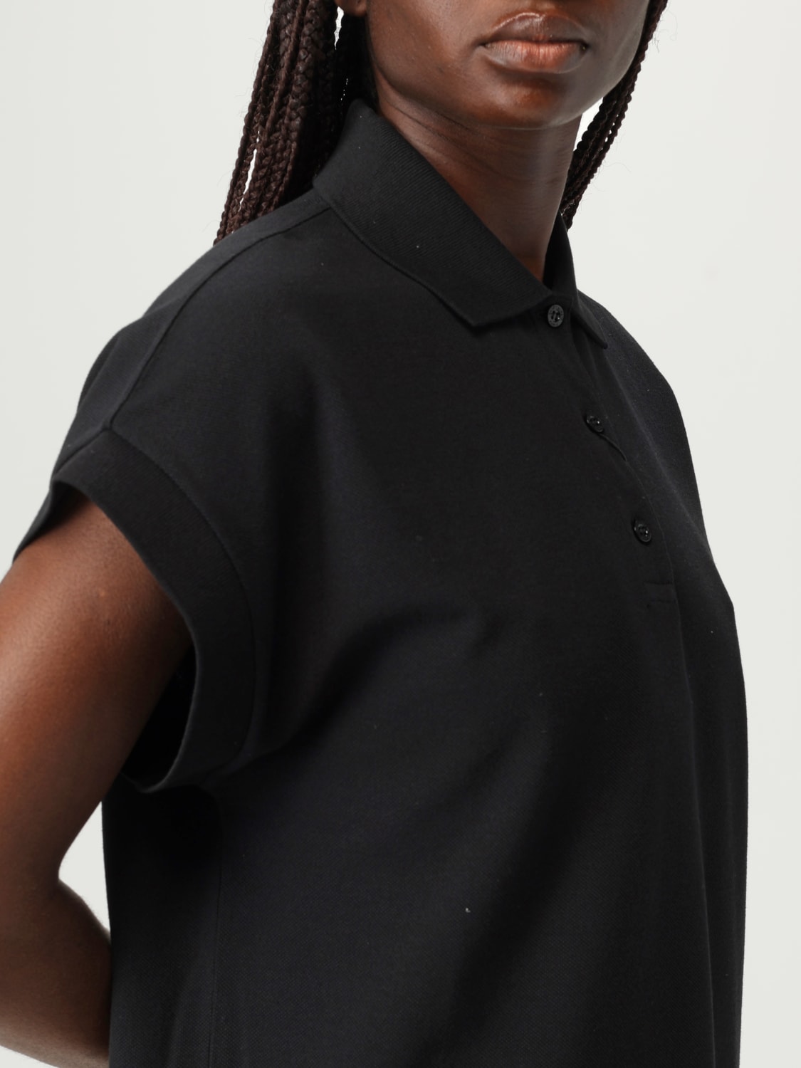 SAINT LAURENT POLO: Polo mujer Saint Laurent, Negro - Img 5