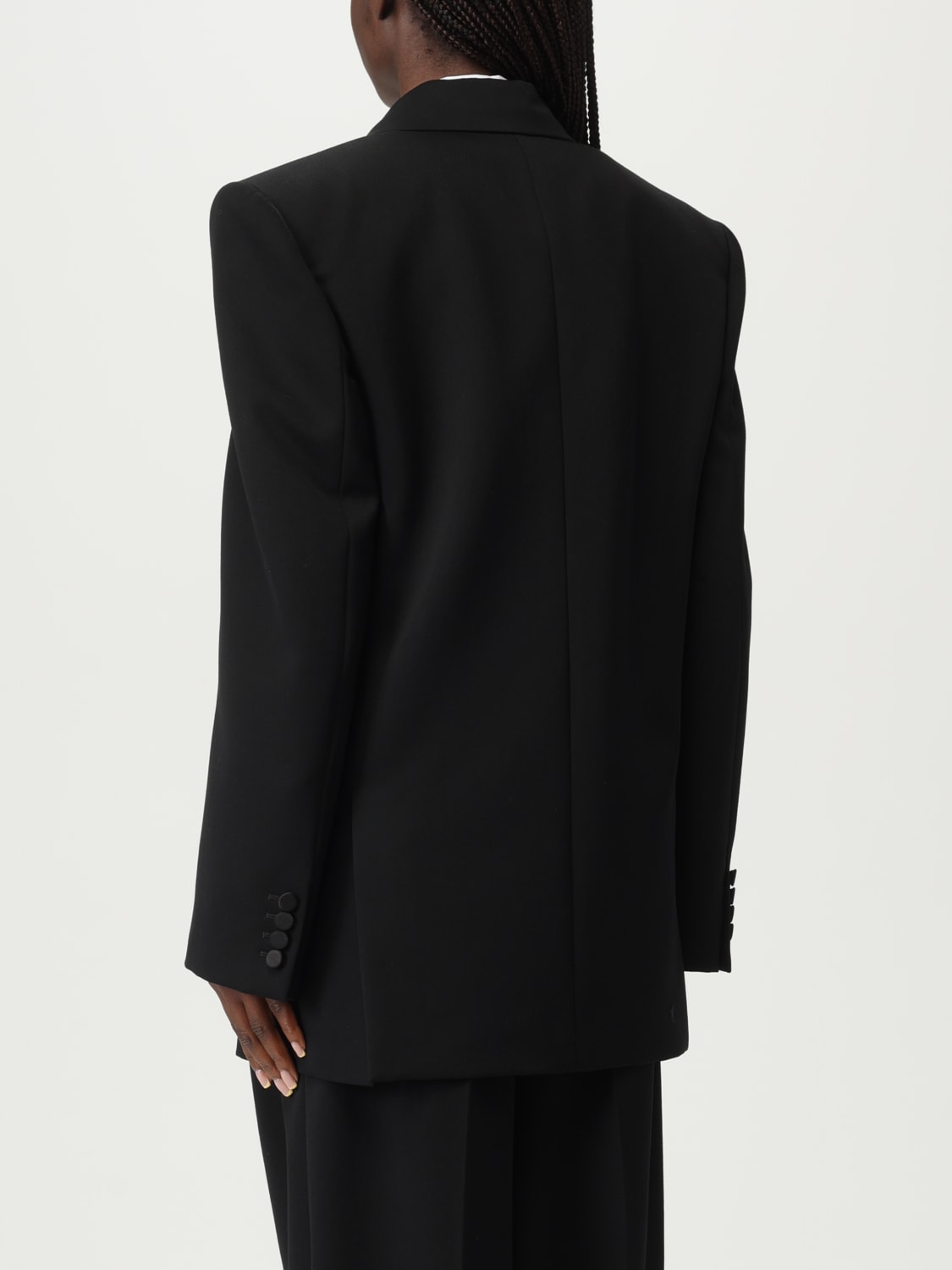 アウターその他 SAINT LAURENT Woman Blazer Black 828008Y7E63 1000 SAINT LAURENT: Blazer woman - Black | Saint Laurent blazer