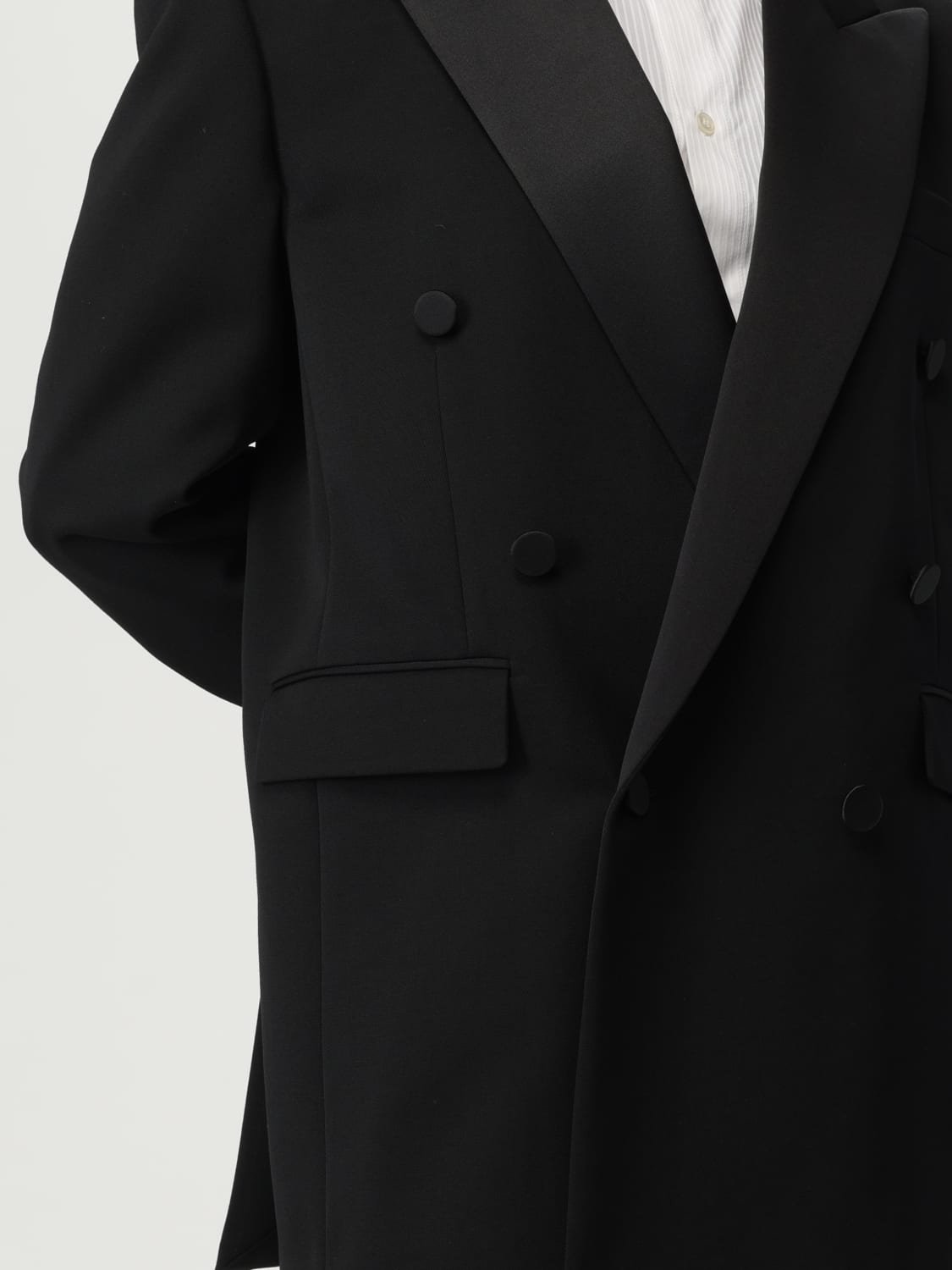 アウターその他 SAINT LAURENT Woman Blazer Black 828008Y7E63 1000 SAINT LAURENT: Blazer woman - Black | Saint Laurent blazer