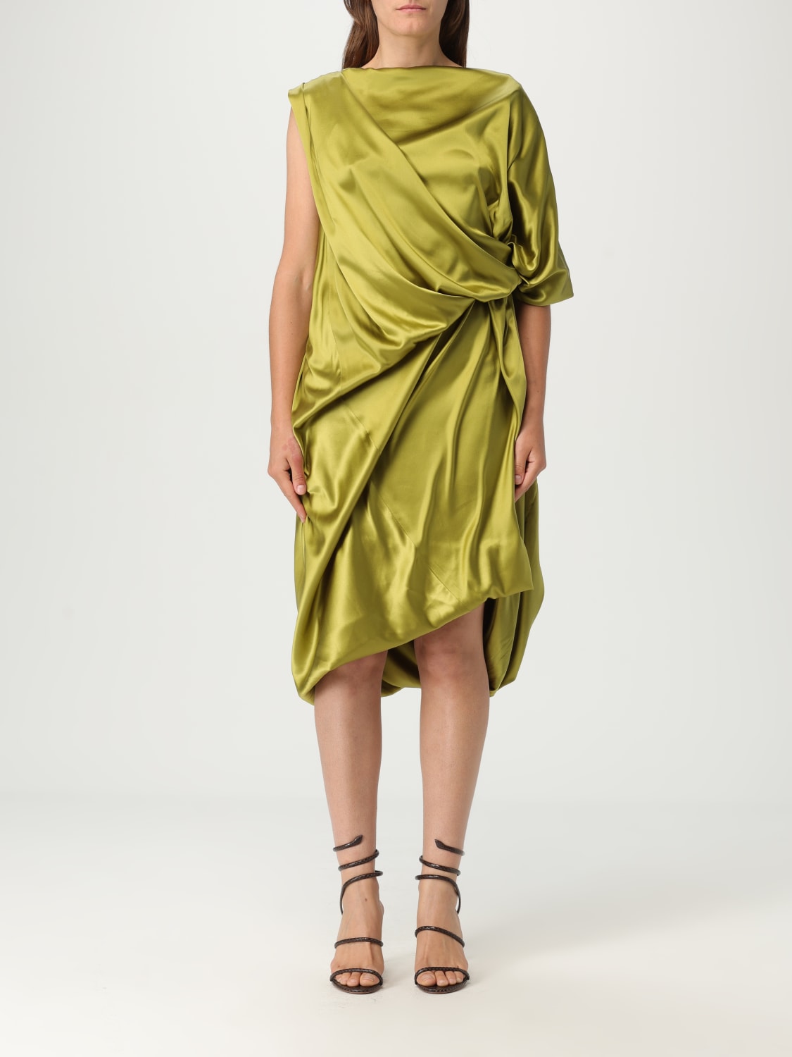 DRIES VAN NOTEN KLEID: Kleider damen Dries Van Noten, Grün - Img 1