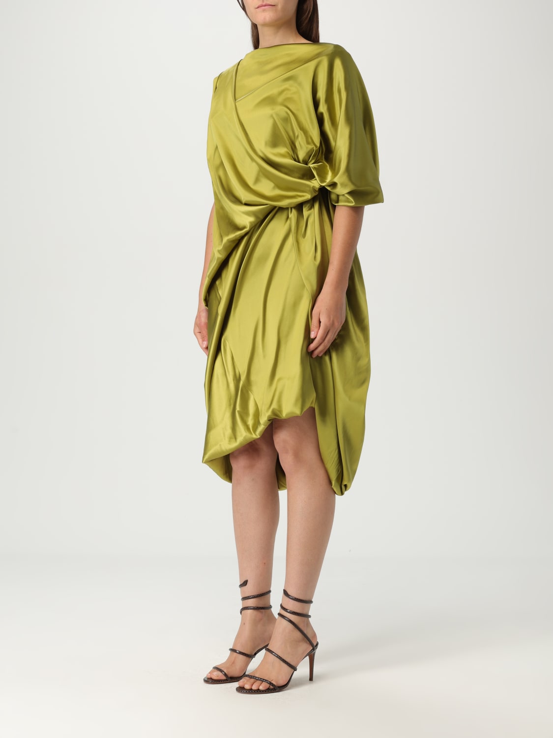 DRIES VAN NOTEN KLEID: Kleider damen Dries Van Noten, Grün - Img 3