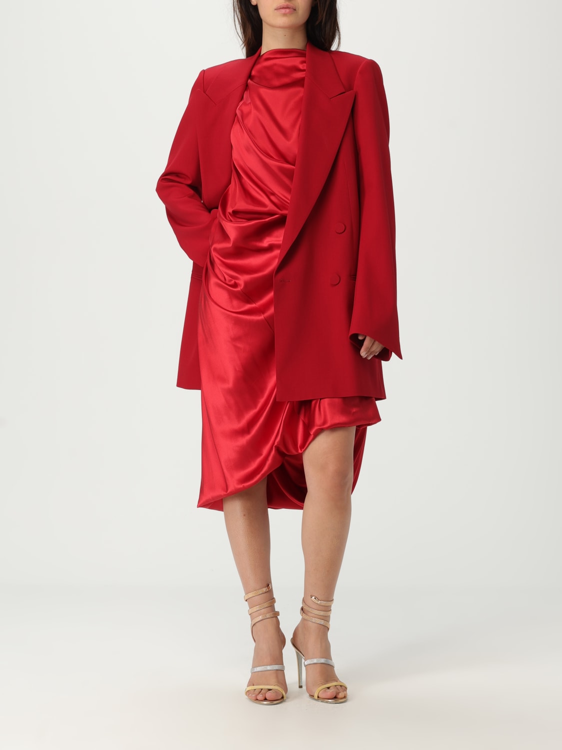 DRIES VAN NOTEN BLAZER: Blazer damen Dries Van Noten, Rot - Img 2