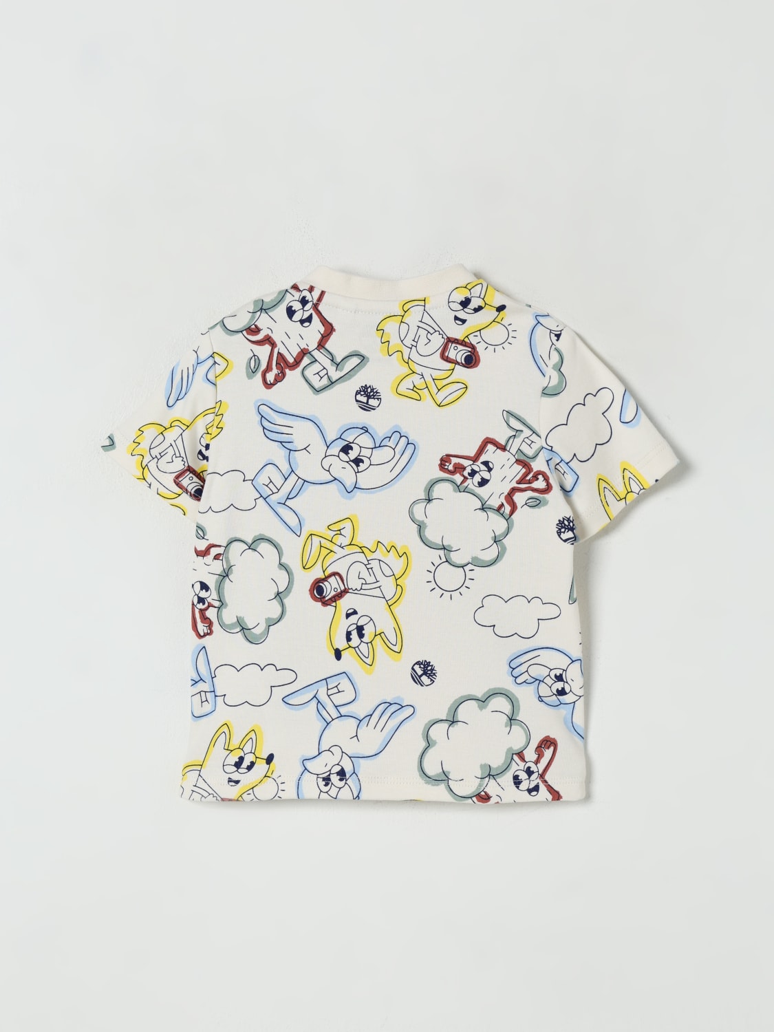 TIMBERLAND T-SHIRT: T-shirt kids Timberland, Cream - Img 2