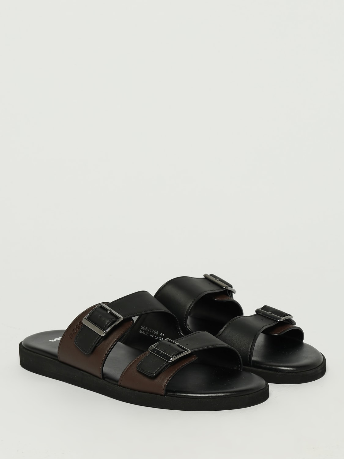 サンダル BOSS Men Sandals Black 50541765 002 BOSS: Sandals men - Black | Boss sandals 50541765 online at