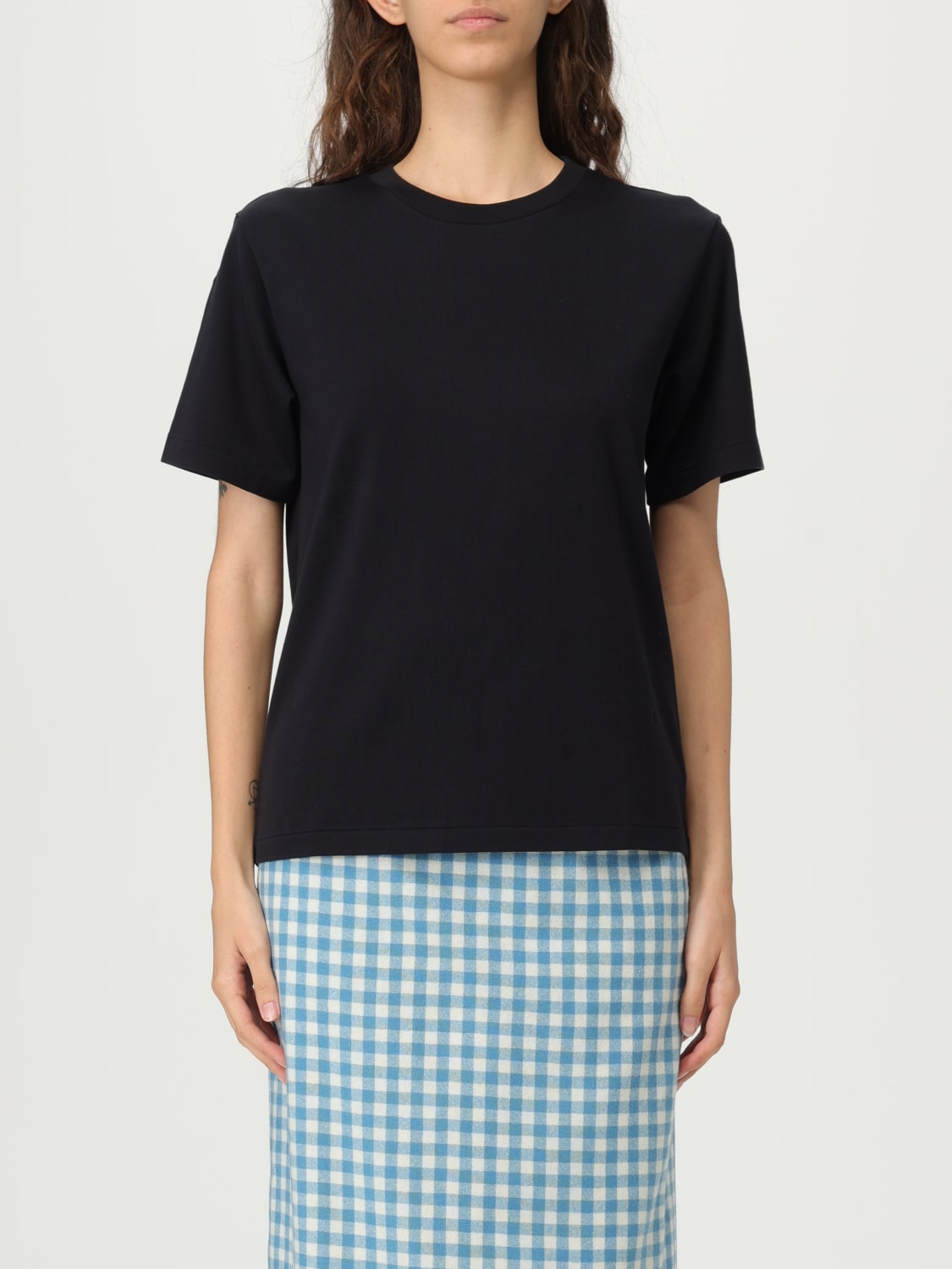 Tシャツ・カットソー AURALEE Woman T-Shirt Black A25ST03PC BLACK jersey t-shirt woman black - AURALEE - d — 2