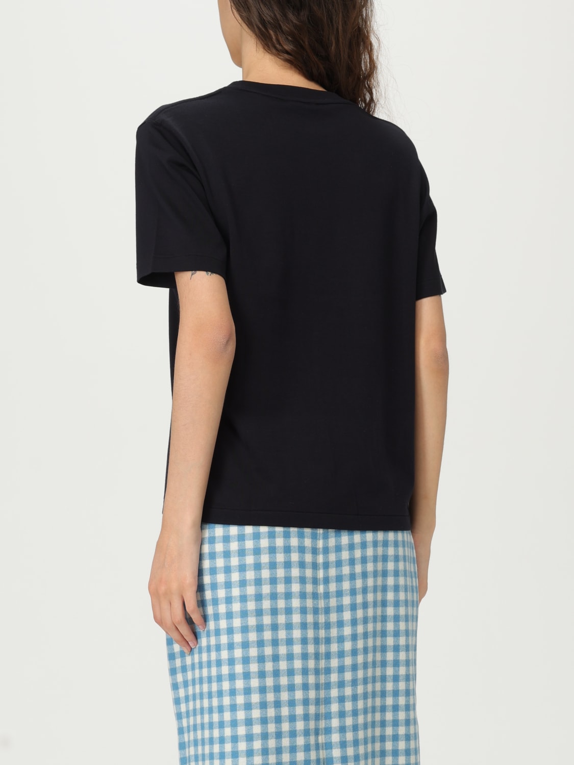 AURALEE T-SHIRT: T-shirt woman Auralee, Black - Img 2