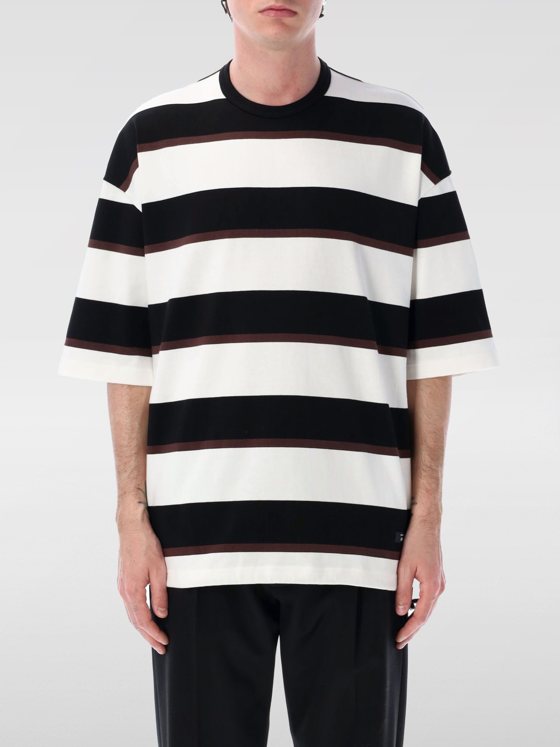 COMME DES GARÇONS T-SHIRT: T-shirt men Comme Des Garçons, Striped - Img 1