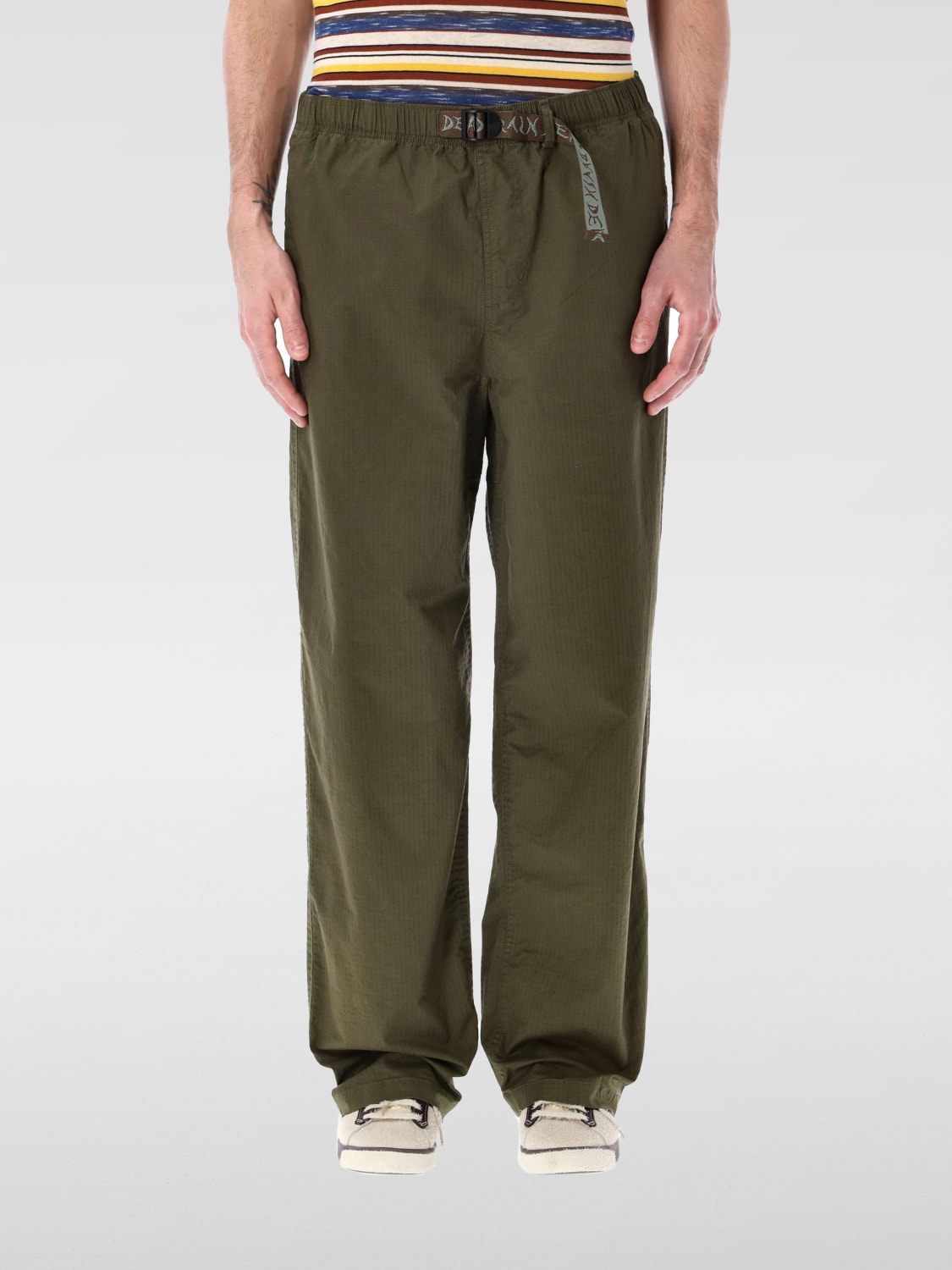 BRAIN DEAD PANTS: Pants men Brain Dead, Green - Img 1