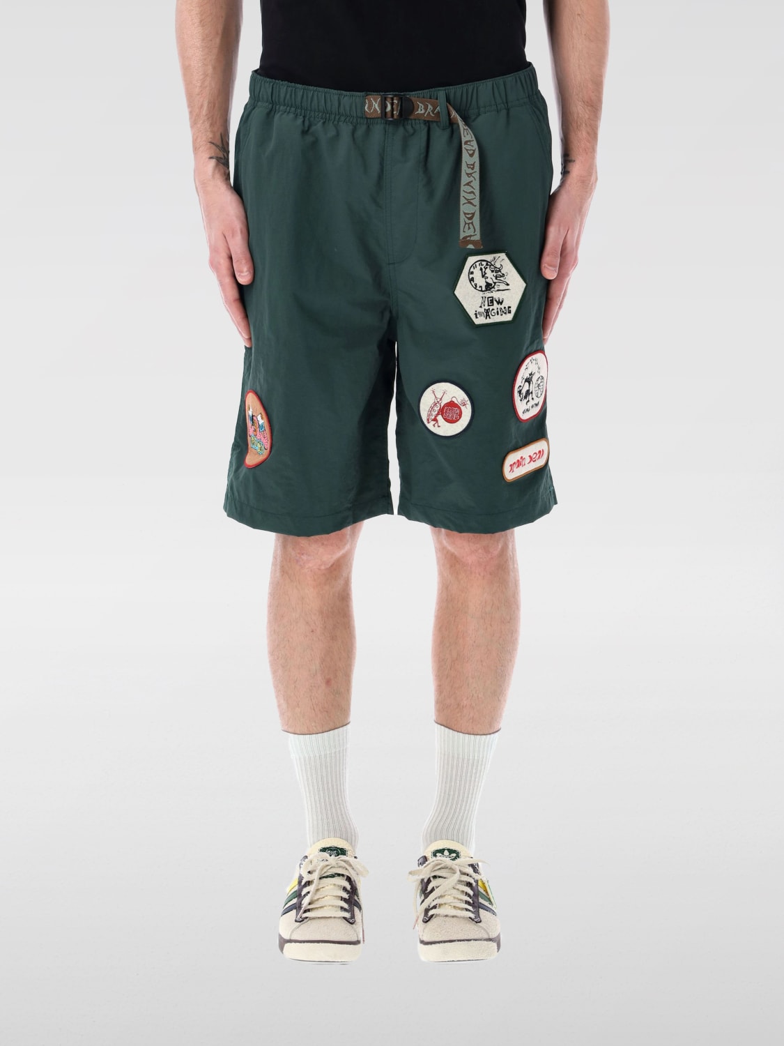 BRAIN DEAD SHORTS: Short men Brain Dead, Green - Img 1