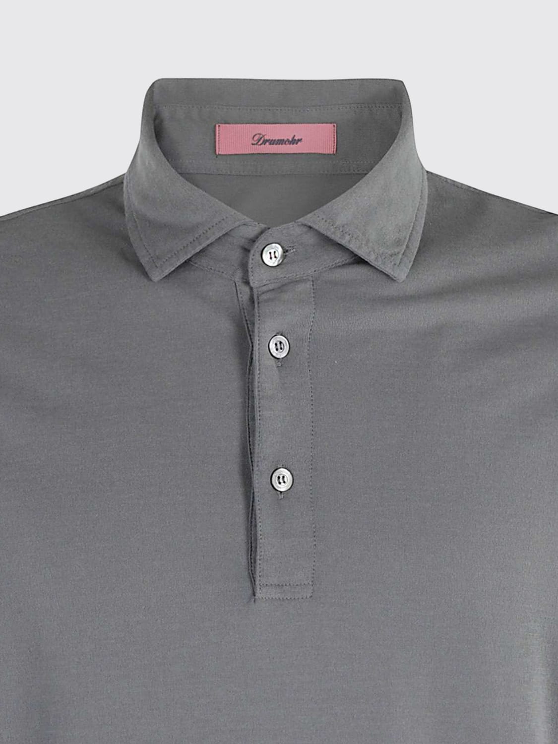 DRUMOHR POLO SHIRT: T-shirt men Drumohr, Smoke Grey - Img 3