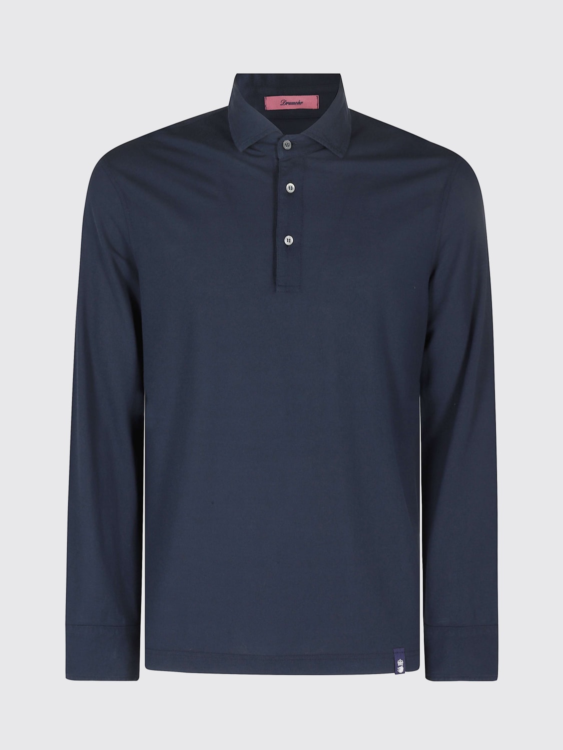DRUMOHR POLO SHIRT: T-shirt men Drumohr, Blue 1 - Img 1