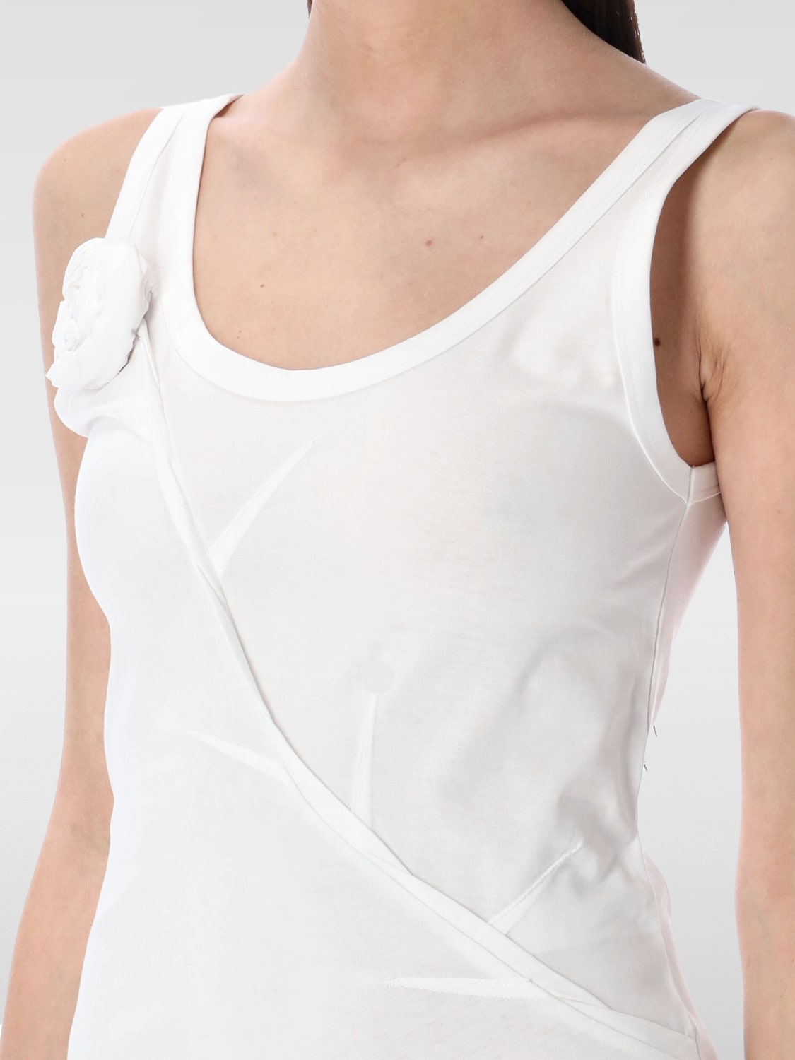 COPERNI ROBE: Robes femme Coperni, Blanc - Img 3