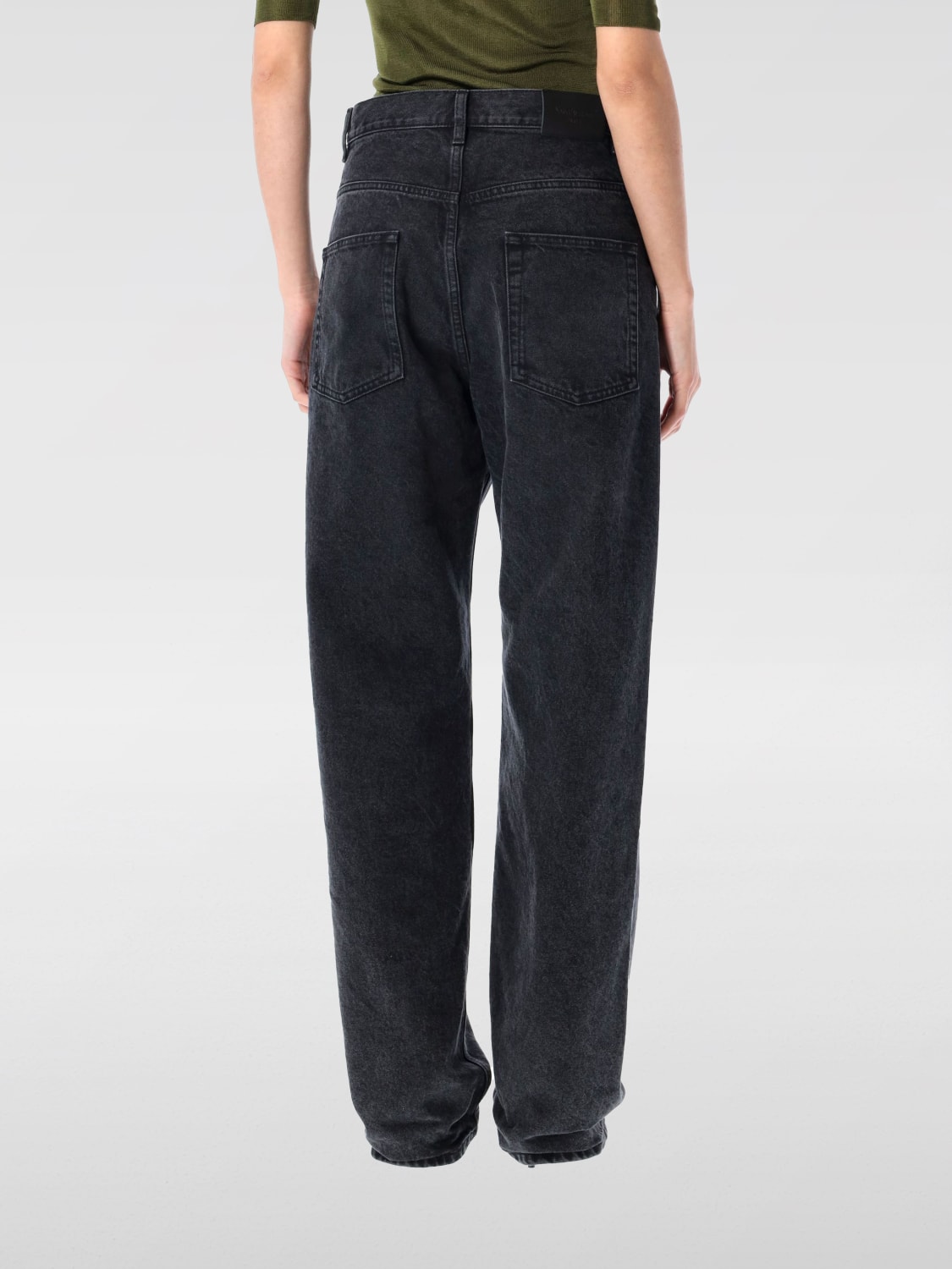 SAINT LAURENT JEANS: Short woman Saint Laurent, Black - Img 2