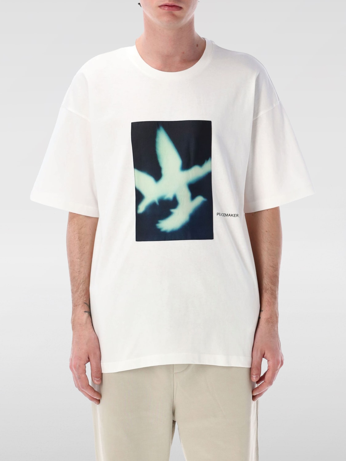 OAMC T-SHIRT: T-shirt men Oamc, White - Img 1