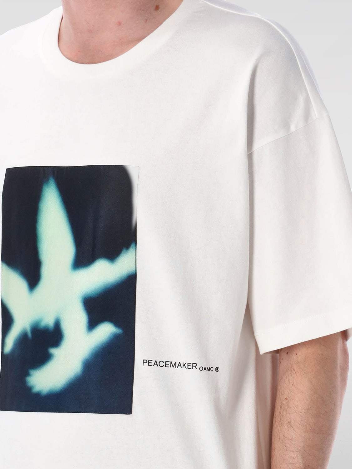OAMC T-SHIRT: T-shirt men Oamc, White - Img 3