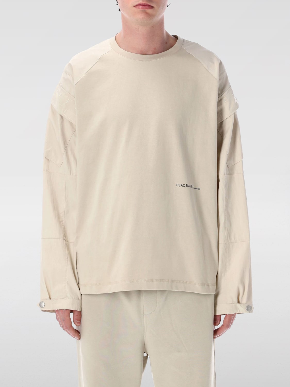 OAMC T-SHIRT: T-shirt men Oamc, Sand - Img 1