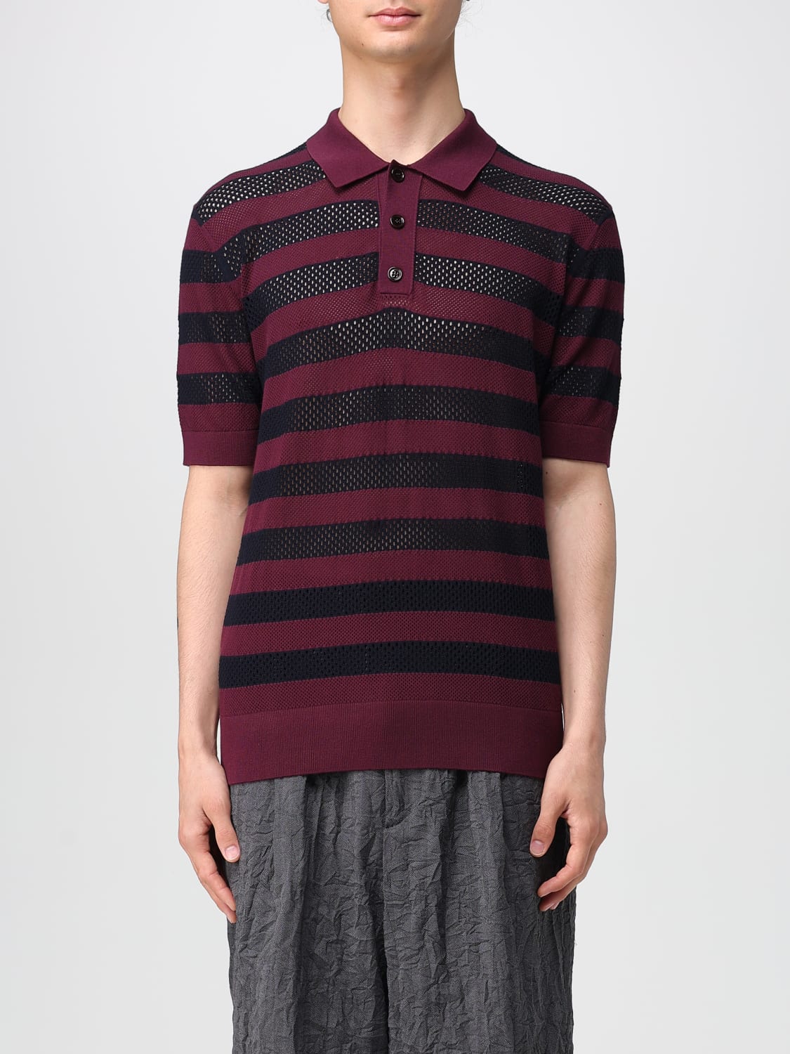DRIES VAN NOTEN POLO: T-shirt herren Dries Van Noten, Schwarz - Img 1