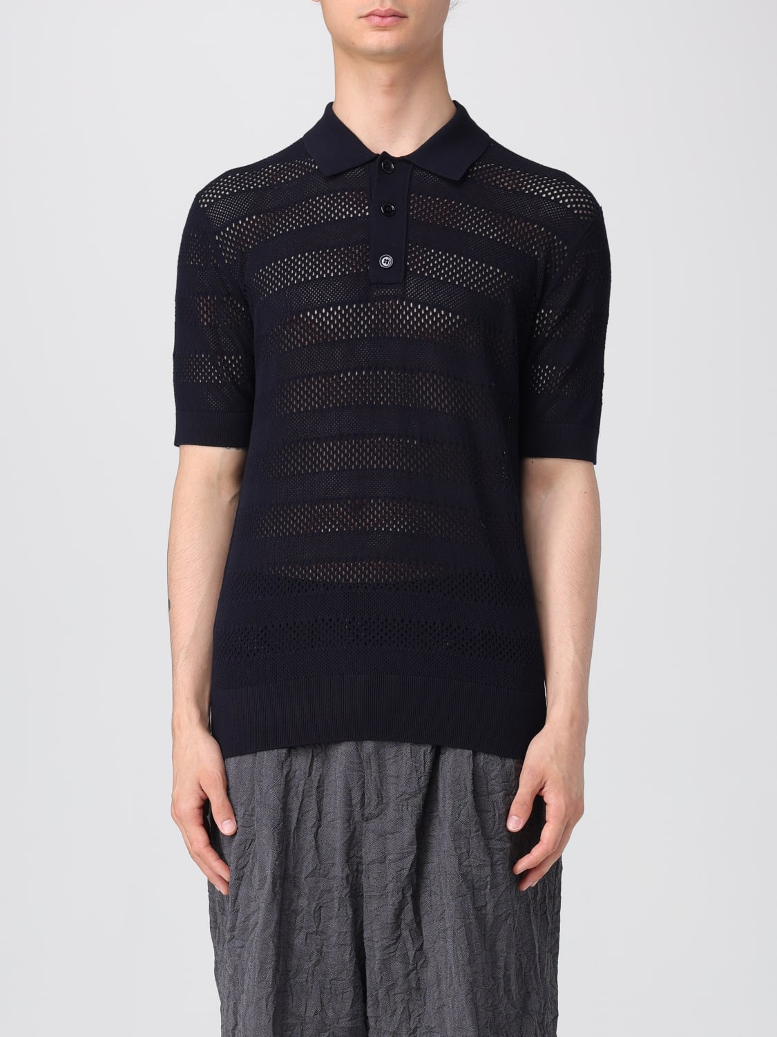 DRIES VAN NOTEN POLO: T-shirt herren Dries Van Noten, Blau - Img 1