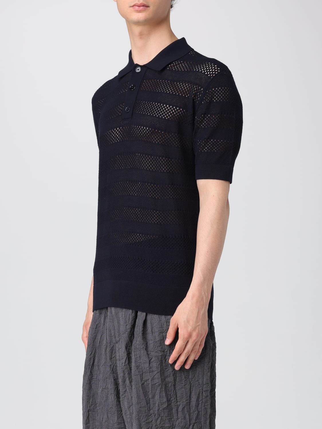 DRIES VAN NOTEN POLO: T-shirt herren Dries Van Noten, Blau - Img 3