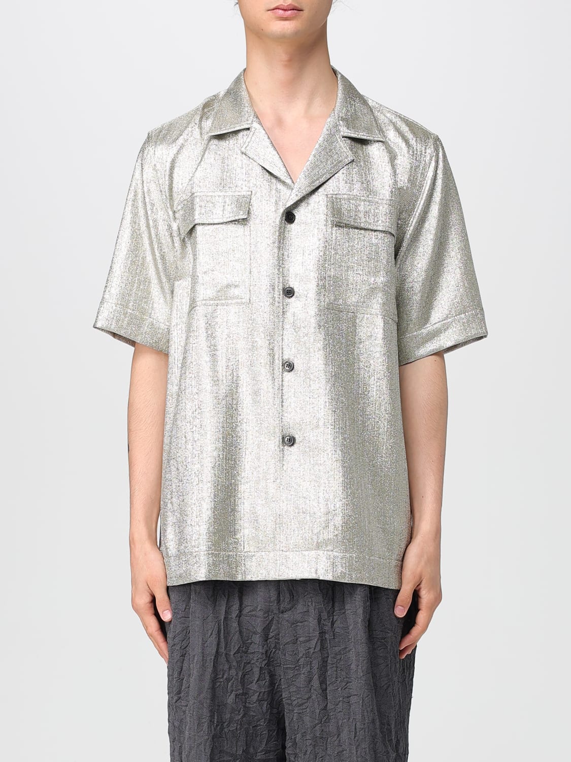 DRIES VAN NOTEN SHIRT: Shirt men Dries Van Noten, Grey - Img 1