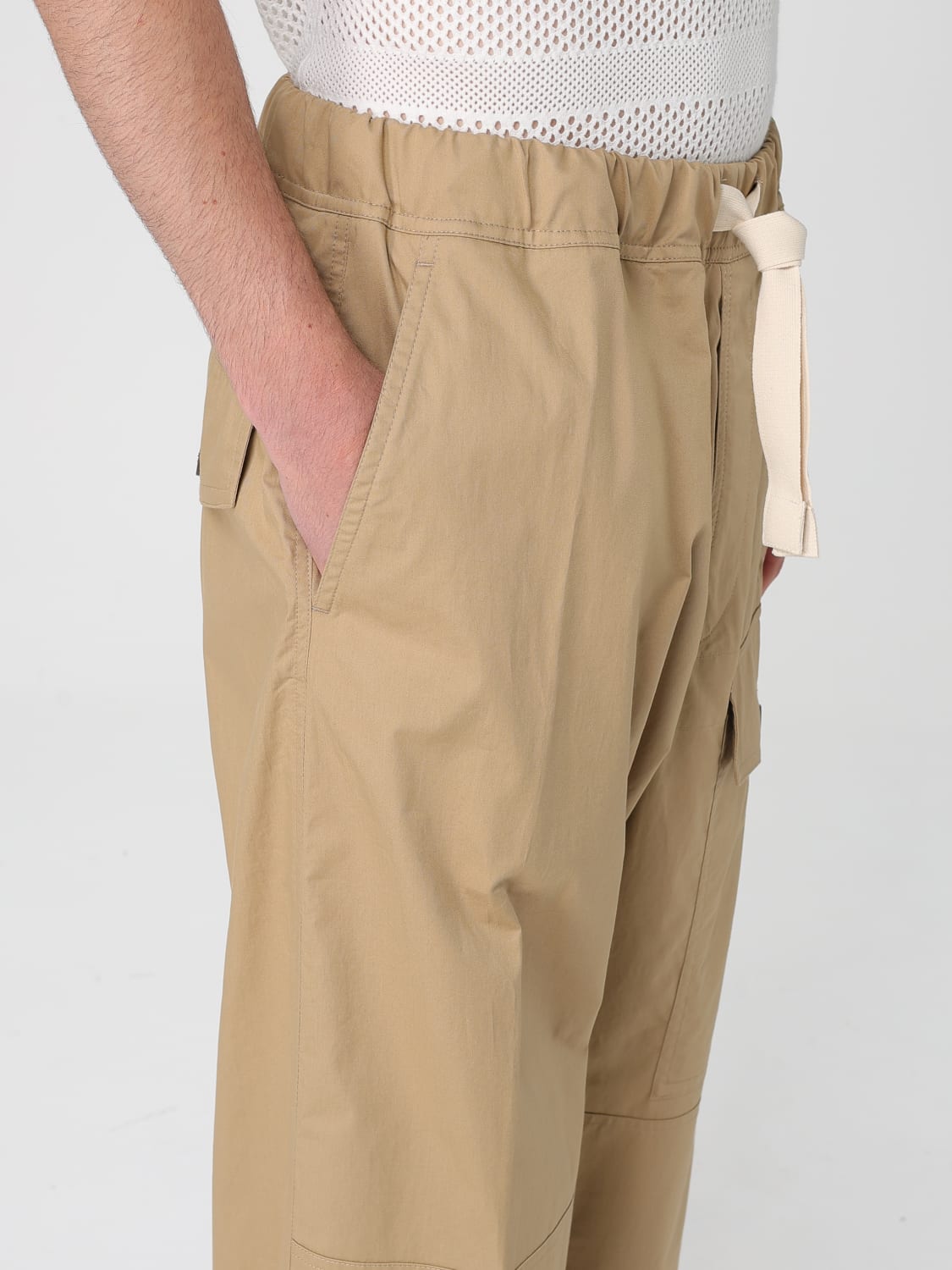 DRIES VAN NOTEN: Pants men - Beige | Dries Van Noten pants