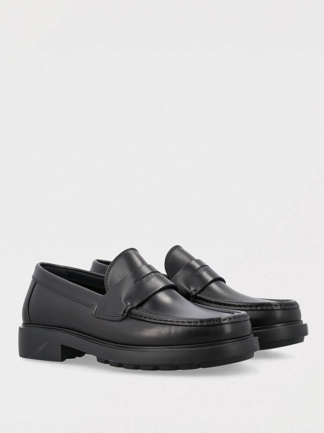 FERRAGAMO LOAFER: Flat shoes woman Ferragamo, Black - Img 2