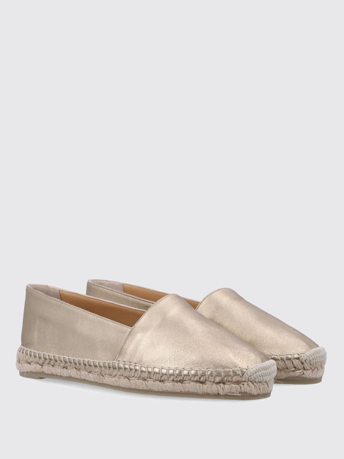 CASTAÑER ESPADRILLAS: Espadrillas Kenda Castañer in pelle laminata , Oro - Img 2
