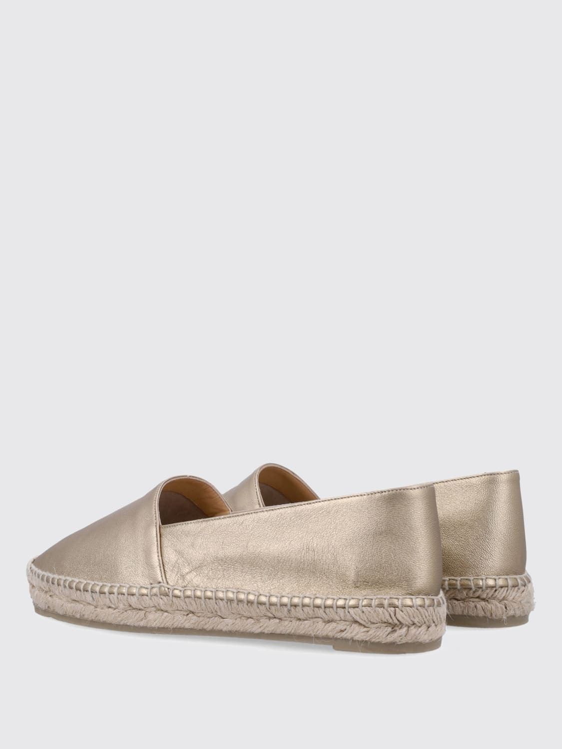 CASTAÑER ESPADRILLAS: Espadrillas Kenda Castañer in pelle laminata , Oro - Img 3