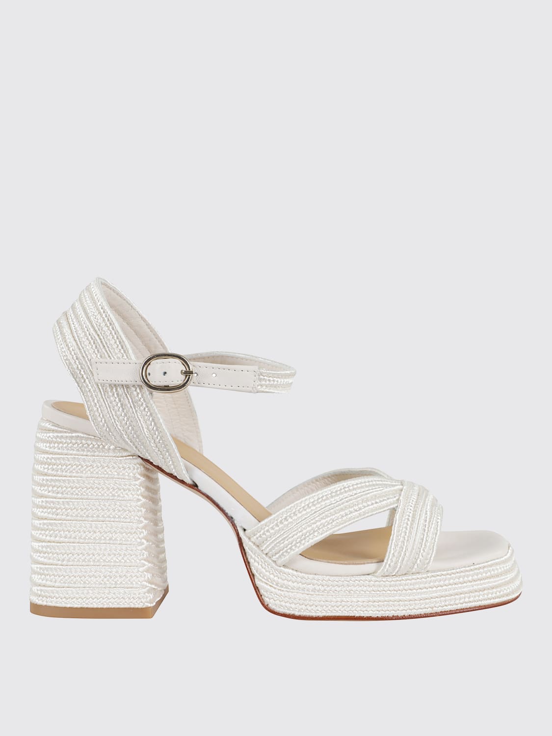 フラットシューズ CASTANER Woman Flat shoes White 023116 200 CASTAÑER: Flat shoes woman - White | Castañer heeled sandals