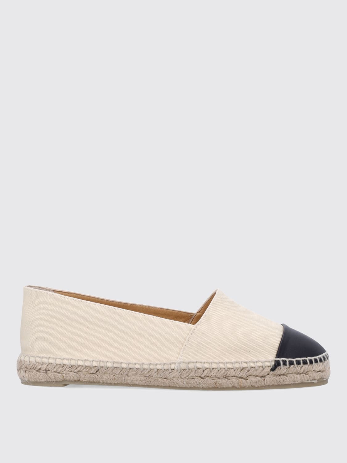 CASTAÑER ESPADRILLAS: Espadrillas Castañer in canvas e pelle , Naturale - Img 1