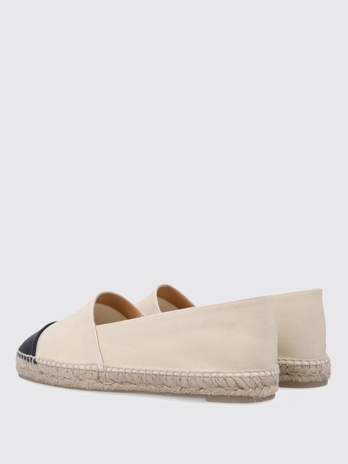 CASTAÑER ESPADRILLAS: Espadrillas Castañer in canvas e pelle , Naturale - Img 3