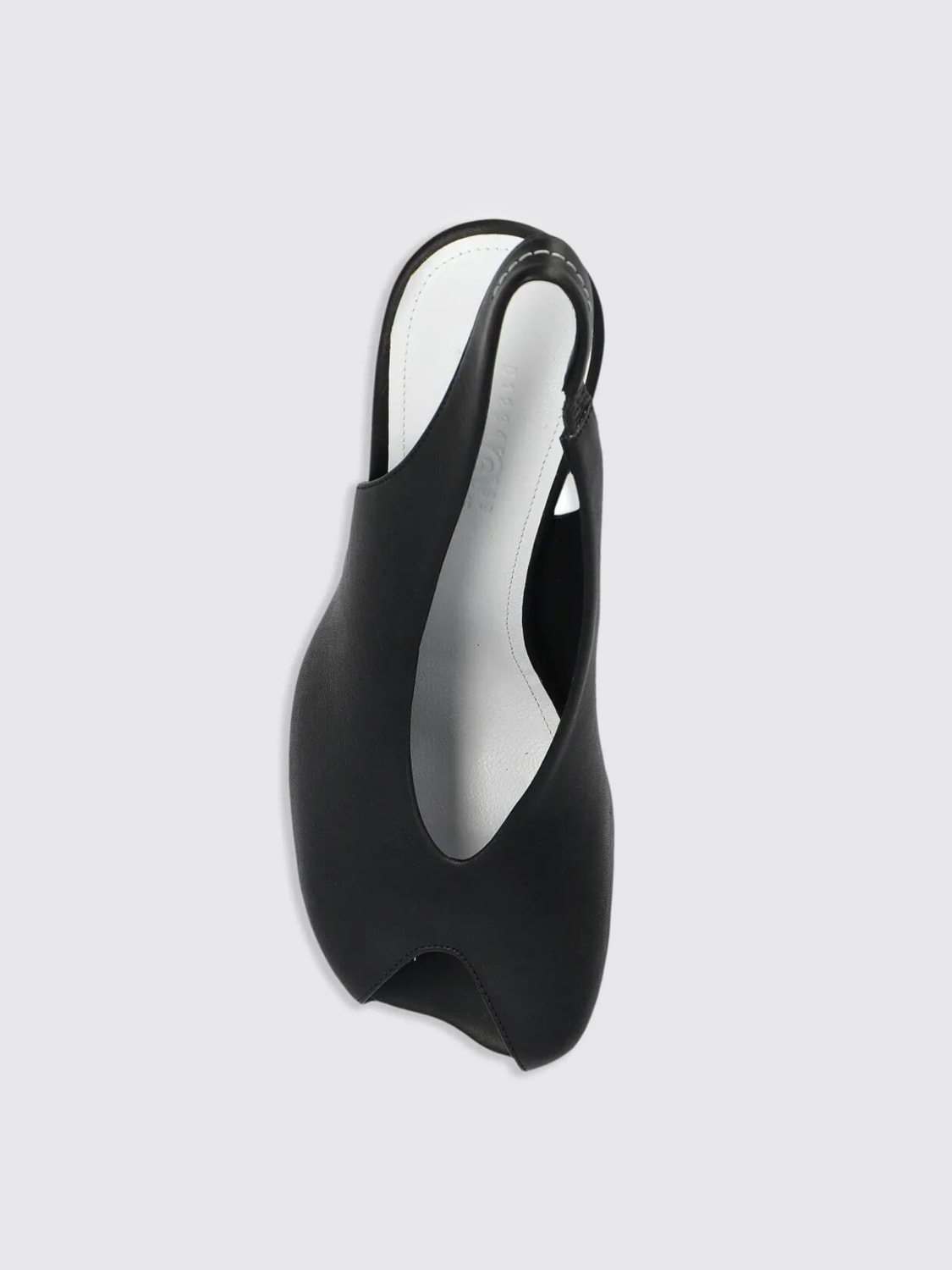 MM6 MAISON MARGIELA SANDALI CON TACCO: Sandalo MM6 Maison Margiela in pelle , Nero - Img 4