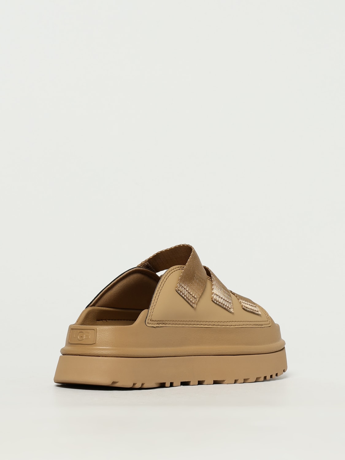 UGG：ヒールサンダル レディース - ベージュ | GIGLIO.COM