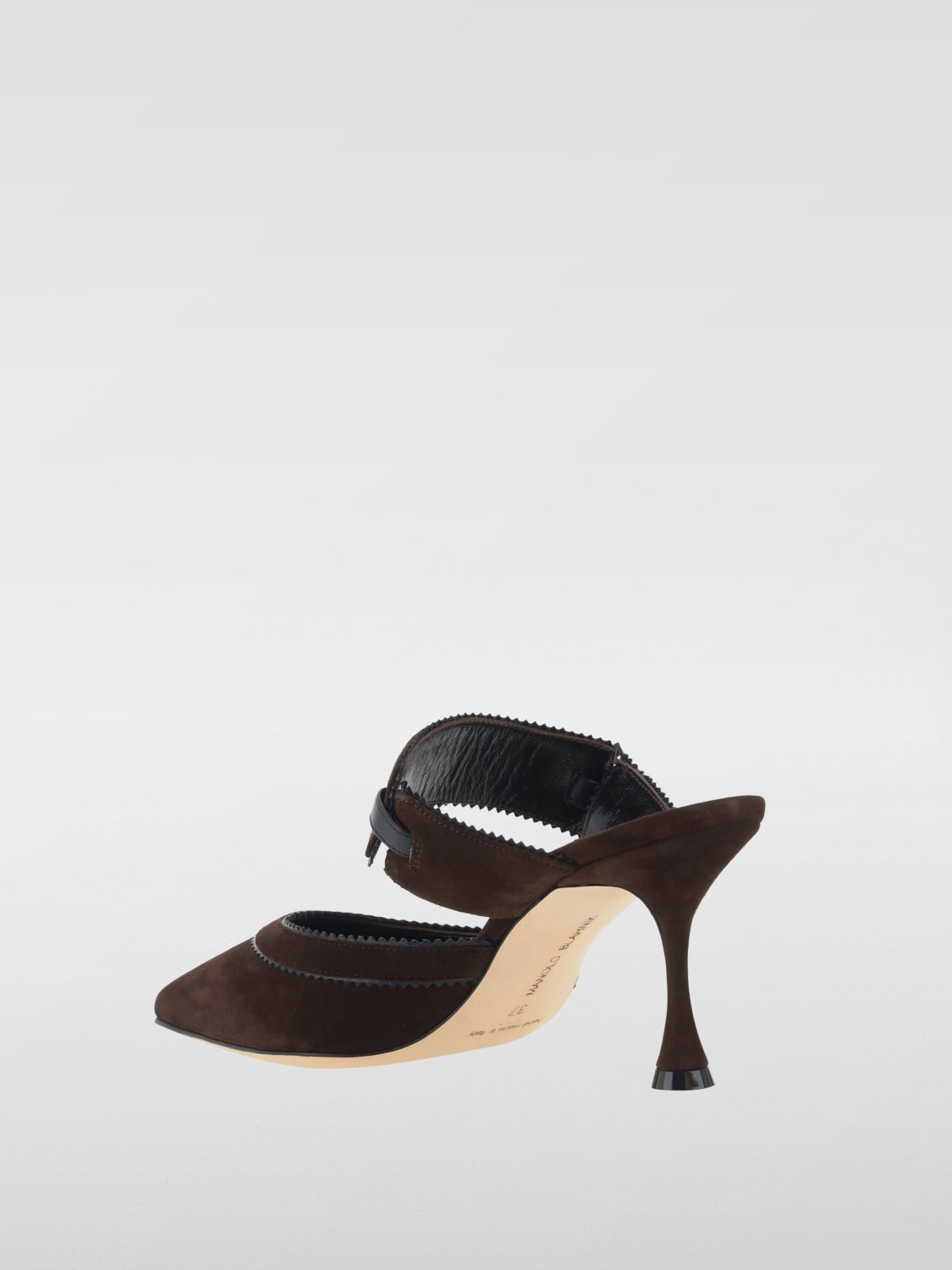 MANOLO BLAHNIK HIGH HEEL SHOES: Shoes woman Manolo Blahnik, Brown - Img 3