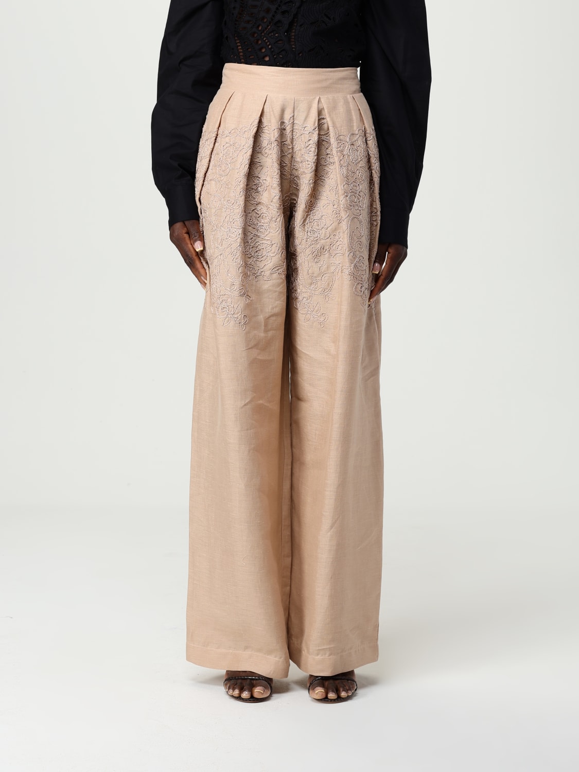 パンツ ERMANNO SCERVINO Woman Pants Beige D464P600NZB 51309 ERMANNO SCERVINO: Pants woman - Beige | Ermanno Scervino