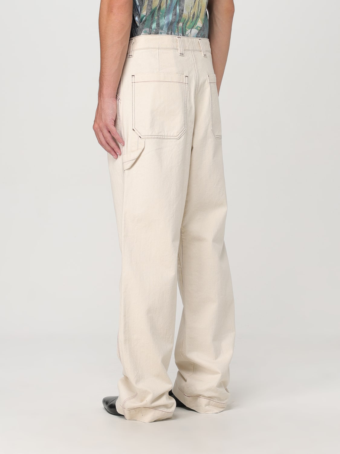 DIESEL JEANS: Pants men Diesel, Beige - Img 3