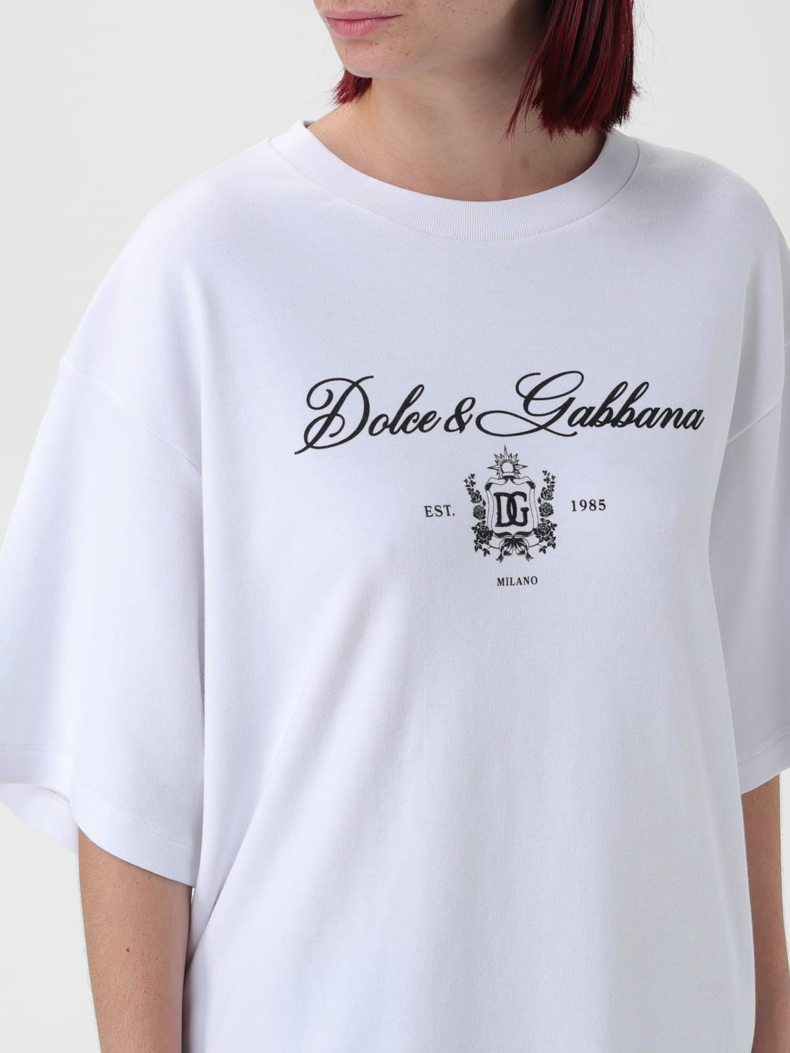 DOLCE & GABBANA T-SHIRT: T-shirt woman Dolce & Gabbana, White - Img 5