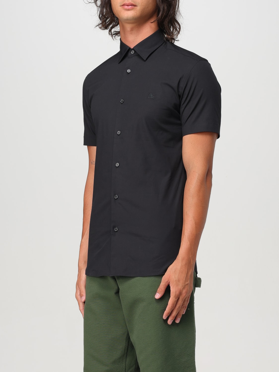 BURBERRY SHIRT: Shirt men Burberry, Black - Img 4