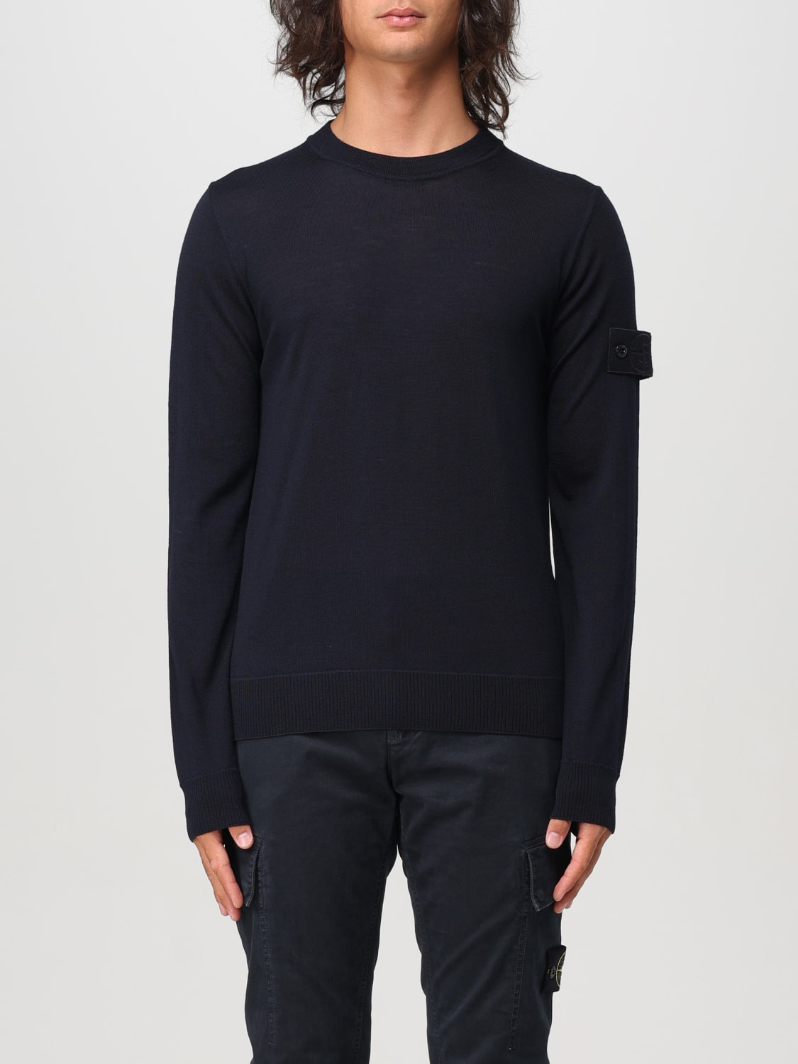 Men stone island jumper hotsell