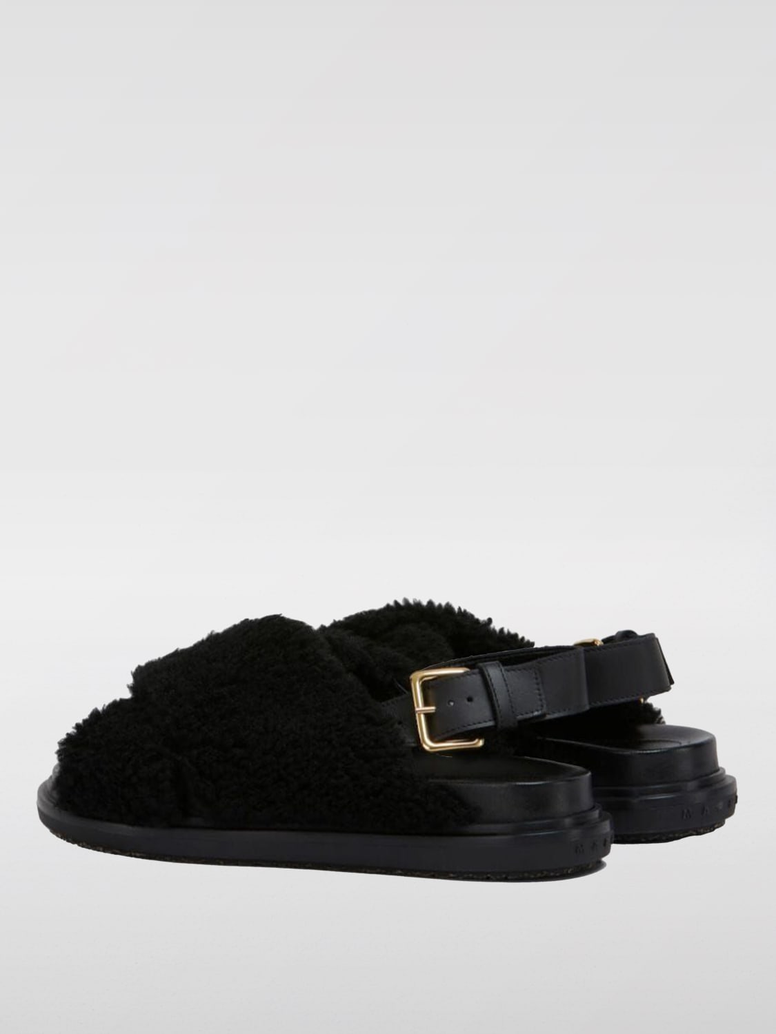 MARNI FLAT SANDALS: Shoes woman Marni, Black - Img 3