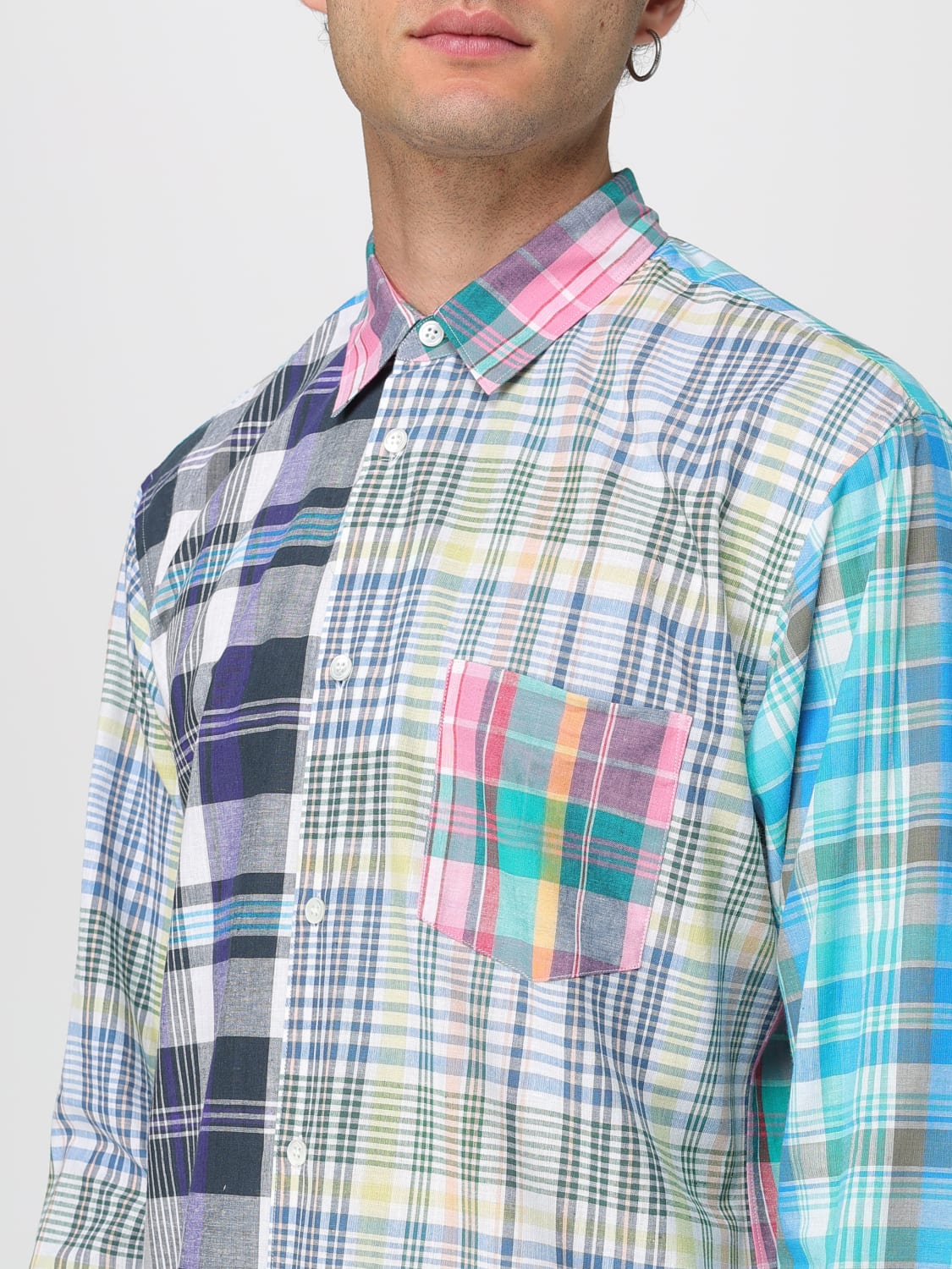 COMME DES GARÇONS CAMICIA: Camicia in cotone tartan Comme Des Garçons, Fantasia - Img 3