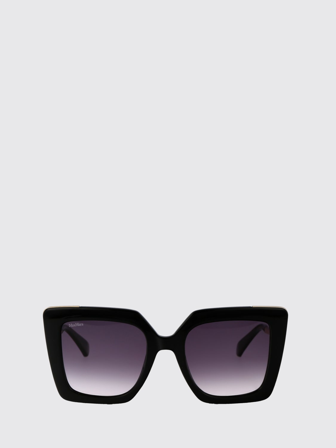 MAX MARA SUNGLASSES: Sunglasses men Max Mara, Black - Img 2
