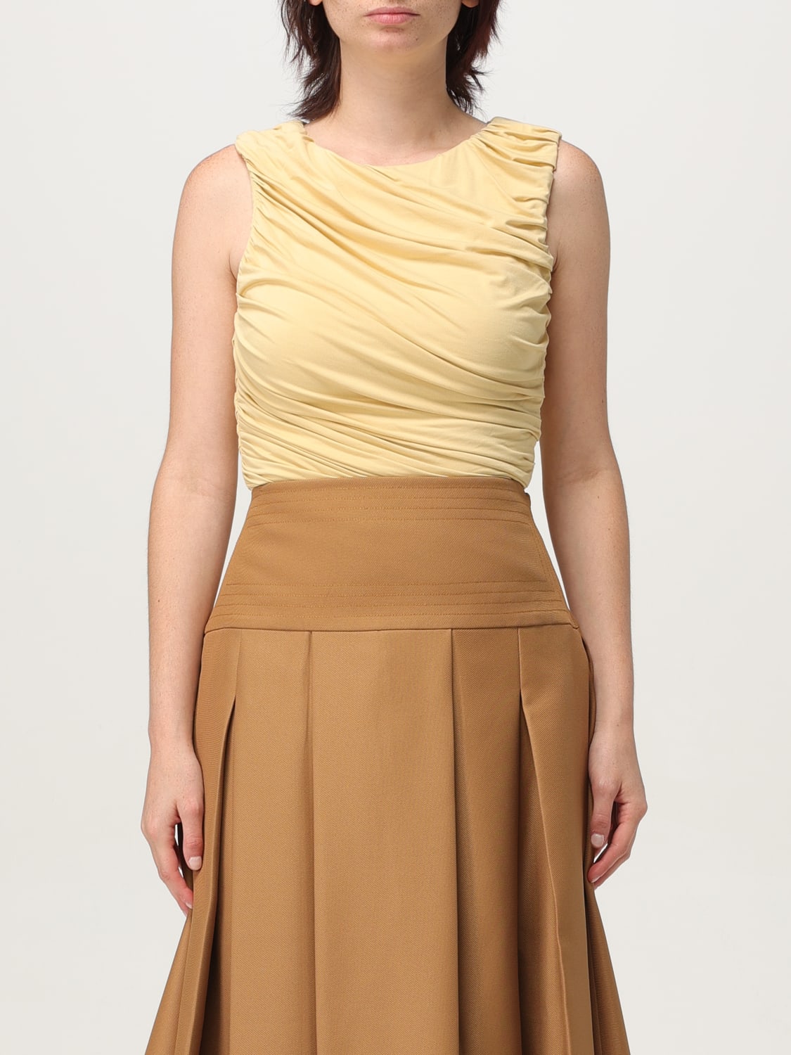 ABADIA TOP: Body woman Abadia, Yellow - Img 1