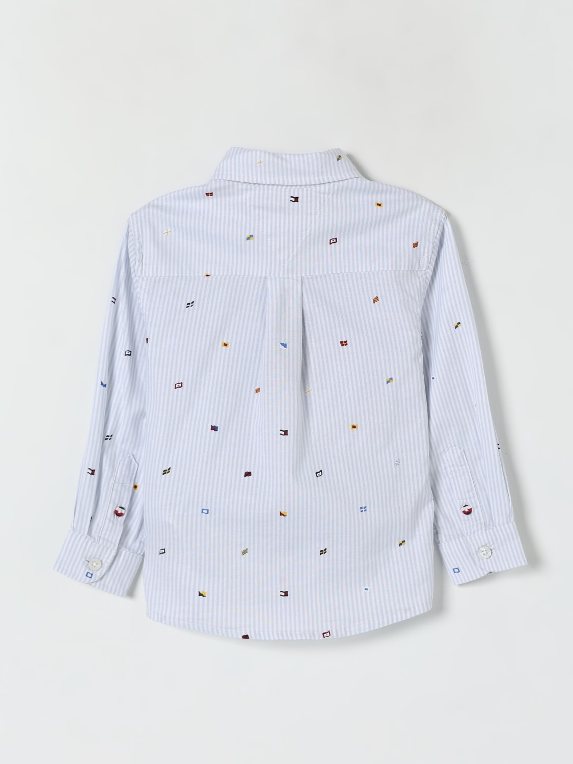 TOMMY HILFIGER SHIRT: Shirt kids Tommy Hilfiger, Blue - Img 2