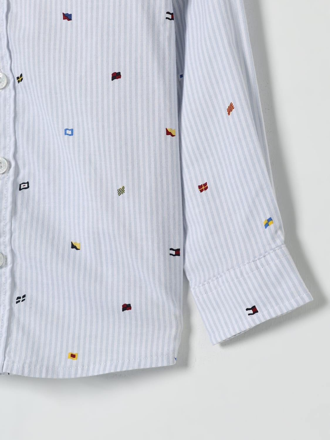 TOMMY HILFIGER SHIRT: Shirt kids Tommy Hilfiger, Blue - Img 3
