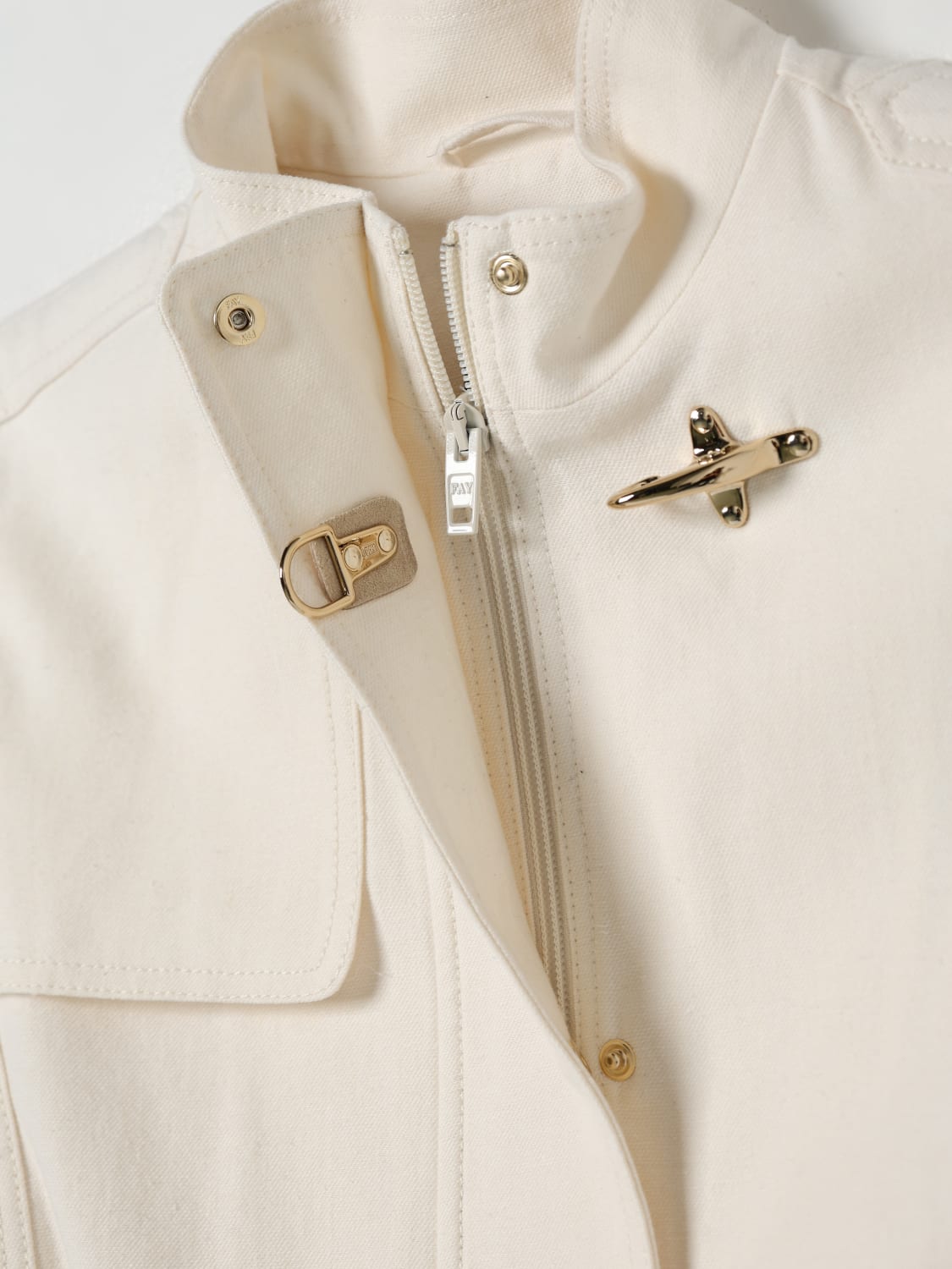 FAY JUNIOR ABRIGO: Chaqueta niños Fay Junior, Marfil - Img 3