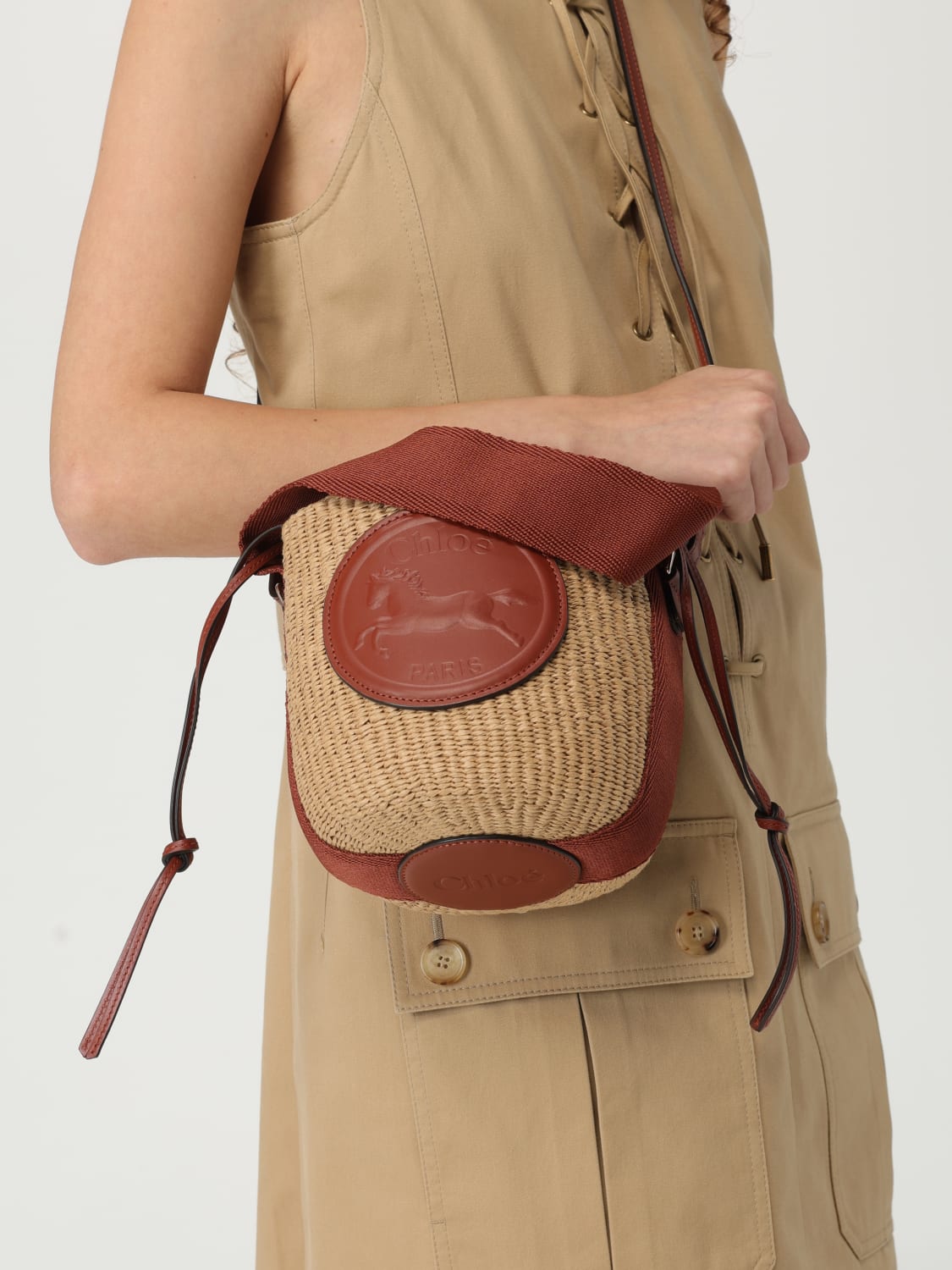 ハンドバッグ CHLOE Woman Handbag Brown CHC25SS592O82 27S CHLOÉ: Shoulder bag woman - Brown | Chloé handbag